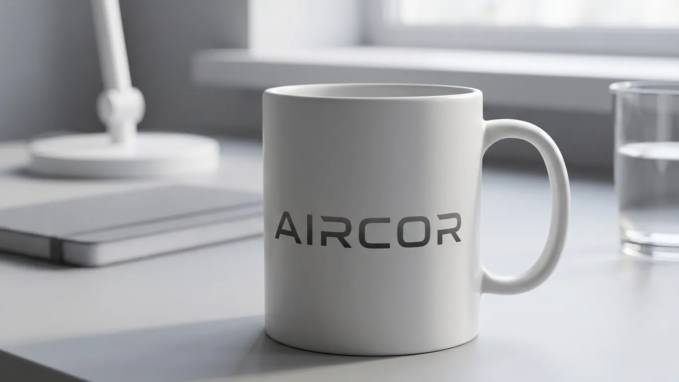 Kubek z logo Aircor