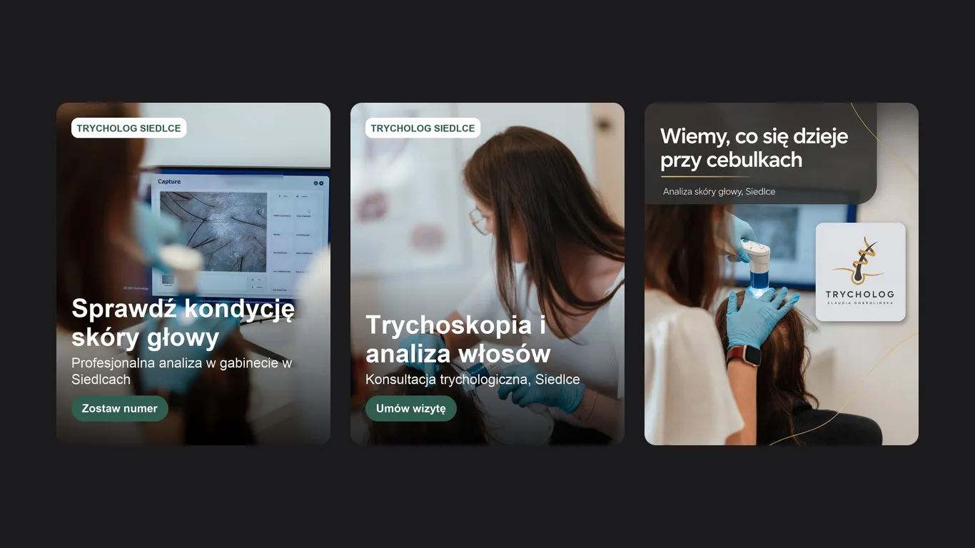 Kampanie Google Ads i Meta Ads dla Trycholog Siedlce